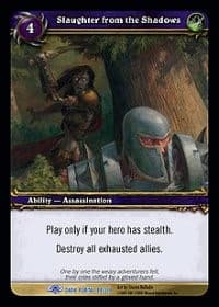 Slaughter from the Shadows - Dark Portal - WoW card