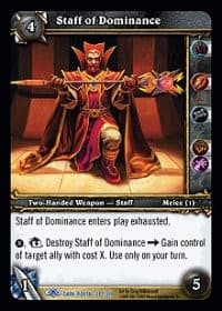 Staff of Dominance - Dark Portal - WoW card