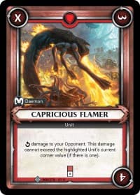 Capricious Flamer (Unclaimed) - Wave 1 - Warhammer Age of Sigmar Champions TCG card