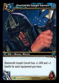 Steelsmith Joseph Carroll - Dark Portal - WoW card