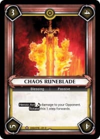 Chaos Runeblade (Unclaimed) - Wave 1 - Warhammer Age of Sigmar Champions TCG card