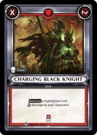 Charging Black Knight (Unclaimed) - Wave 1 - Warhammer Age of Sigmar Champions TCG card