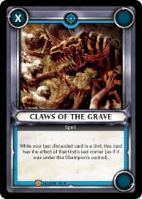 Claws of the Grave (Unclaimed) - Wave 1 - Warhammer Age of Sigmar Champions TCG card