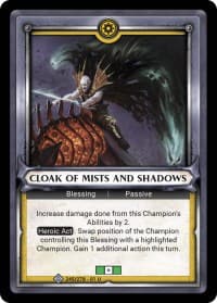Cloak of Mists and Shadows (Unclaimed) - Wave 1 - Warhammer Age of Sigmar Champions TCG card