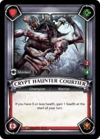 Crypt Haunter Courtier (Unclaimed) - Wave 1 - Warhammer Age of Sigmar Champions TCG card