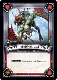 Crypt Infernal Courtier (Claimed) - Wave 1 - Warhammer Age of Sigmar Champions TCG card