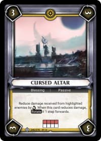 Cursed Altar (Unclaimed) - Wave 1 - Warhammer Age of Sigmar Champions TCG card