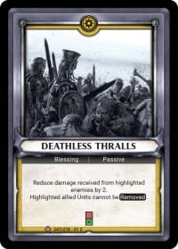 Deathless Thralls (Claimed) - Wave 1 - Warhammer Age of Sigmar Champions TCG card