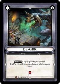 Devour (Claimed) - Wave 1 - Warhammer Age of Sigmar Champions TCG card