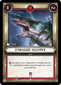 Enraged Allopex (Claimed) - Wave 1 - Warhammer Age of Sigmar Champions TCG card