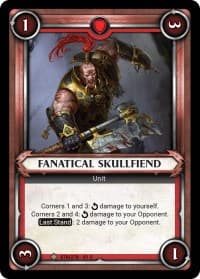 Fanatical Skullfiend (Unclaimed) - Wave 1 - Warhammer Age of Sigmar Champions TCG card
