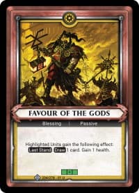 Favour of the Gods (Unclaimed) - Wave 1 - Warhammer Age of Sigmar Champions TCG card