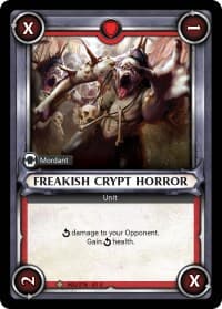 Freakish Crypt Horror (Claimed) - Wave 1 - Warhammer Age of Sigmar Champions TCG card