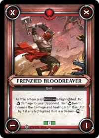 Frenzied Bloodreaver (Claimed) - Wave 1 - Warhammer Age of Sigmar Champions TCG card
