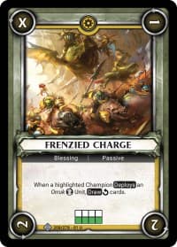 Frenzied Charge (Unclaimed) - Wave 1 - Warhammer Age of Sigmar Champions TCG card