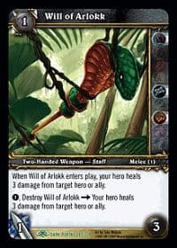 Will of Arlokk - Dark Portal - WoW card