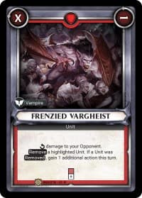 Frenzied Vargheist (Claimed) - Wave 1 - Warhammer Age of Sigmar Champions TCG card