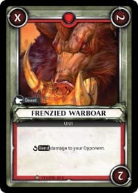 Frenzied Warboar (Unclaimed) - Wave 1 - Warhammer Age of Sigmar Champions TCG card