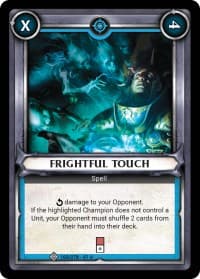 Frightful Touch (Unclaimed) - Wave 1 - Warhammer Age of Sigmar Champions TCG card