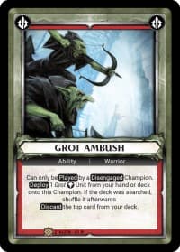 Grot Ambush (Unclaimed) - Wave 1 - Warhammer Age of Sigmar Champions TCG card