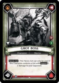 Grot Boss (Unclaimed) - Wave 1 - Warhammer Age of Sigmar Champions TCG card