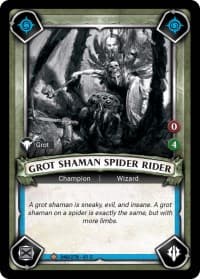 Grot Shaman Spider Rider (Unclaimed) - Wave 1 - Warhammer Age of Sigmar Champions TCG card