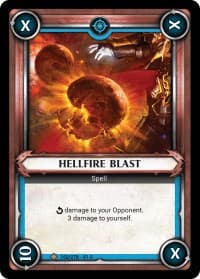 Hellfire Blast (Claimed) - Wave 1 - Warhammer Age of Sigmar Champions TCG card