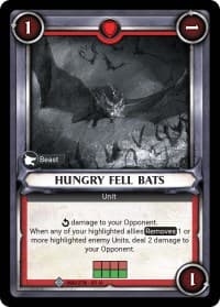 Hungry Fell Bats (Unclaimed) - Wave 1 - Warhammer Age of Sigmar Champions TCG card