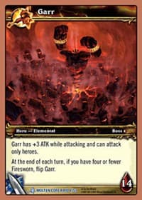 Garr - Molten Core - WoW card
