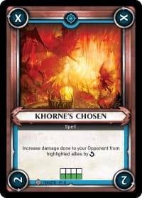 Khorne's Chosen (Unclaimed) - Wave 1 - Warhammer Age of Sigmar Champions TCG card