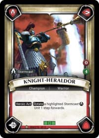 Knight-Heraldor (Unclaimed) - Wave 1 - Warhammer Age of Sigmar Champions TCG card