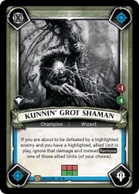 Kunnin' Grot Shaman (Unclaimed) - Wave 1 - Warhammer Age of Sigmar Champions TCG card