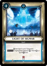 Light of Sigmar (Claimed) - Wave 1 - Warhammer Age of Sigmar Champions TCG card