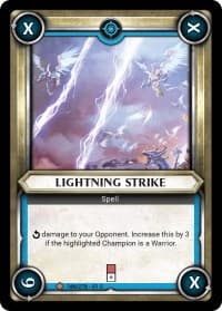 Lightning Strike (Unclaimed) - Wave 1 - Warhammer Age of Sigmar Champions TCG card