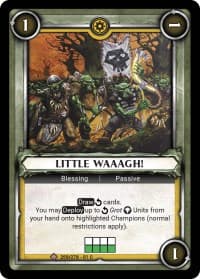 Little Waaagh! (Claimed) - Wave 1 - Warhammer Age of Sigmar Champions TCG card