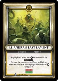 Lliandra's Last Lament (Claimed) - Wave 1 - Warhammer Age of Sigmar Champions TCG card