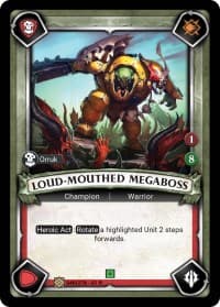 Loud-Mouthed Megaboss (Claimed) - Wave 1 - Warhammer Age of Sigmar Champions TCG card