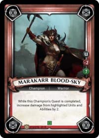 Marakarr Blood-Sky (Unclaimed) - Wave 1 - Warhammer Age of Sigmar Champions TCG card