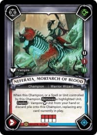 Neferata, Mortarch of Blood (Unclaimed) - Wave 1 - Warhammer Age of Sigmar Champions TCG card