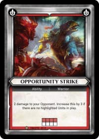 Opportunity Strike (Unclaimed) - Wave 1 - Warhammer Age of Sigmar Champions TCG card