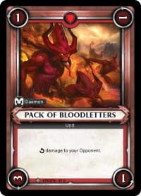 Pack of Bloodletters (Claimed) - Wave 1 - Warhammer Age of Sigmar Champions TCG card