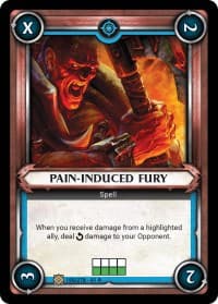 Pain-Induced Fury (Claimed) - Wave 1 - Warhammer Age of Sigmar Champions TCG card