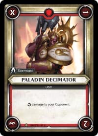 Paladin Decimator (Unclaimed) - Wave 1 - Warhammer Age of Sigmar Champions TCG card
