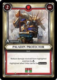 Paladin Protector (Unclaimed) - Wave 1 - Warhammer Age of Sigmar Champions TCG card