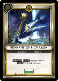 Pennant of Sigmaron (Claimed) - Wave 1 - Warhammer Age of Sigmar Champions TCG card