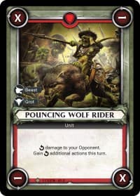 Pouncing Wolf Rider (Claimed) - Wave 1 - Warhammer Age of Sigmar Champions TCG card