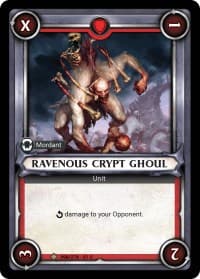 Ravenous Crypt Ghoul (Claimed) - Wave 1 - Warhammer Age of Sigmar Champions TCG card