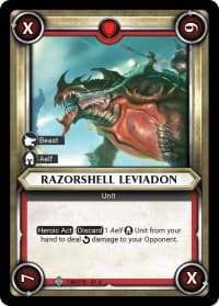 Razorshell Leviadon (Claimed) - Wave 1 - Warhammer Age of Sigmar Champions TCG card