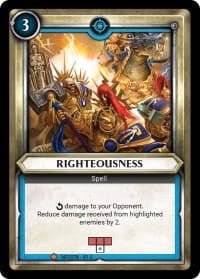 Righteousness (Unclaimed) - Wave 1 - Warhammer Age of Sigmar Champions TCG card