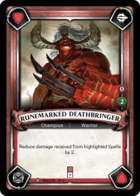 Runemarked Deathbringer (Claimed) - Wave 1 - Warhammer Age of Sigmar Champions TCG card